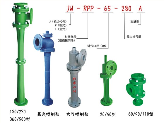 RPP水蒸氣噴射泵、RPP水噴射真空泵、RPP大氣噴射泵